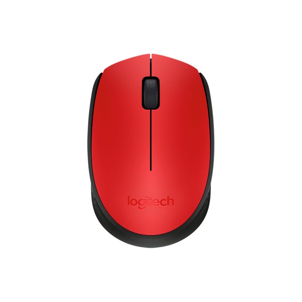 Logitech m171 rojo ratón inalámbrico plug and play cómodo y portátil con conexión estable de hasta 10m