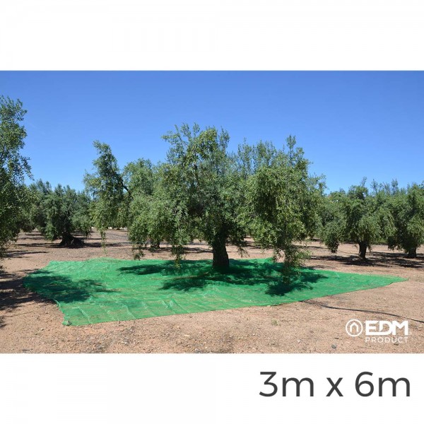 Manto para recolecta de frutos 3x6m color verde Manto para recolecta de frutos 3x6m color verde