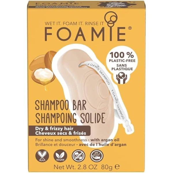 Foamie Champú Solido Pelo Seco y Rizado 80g