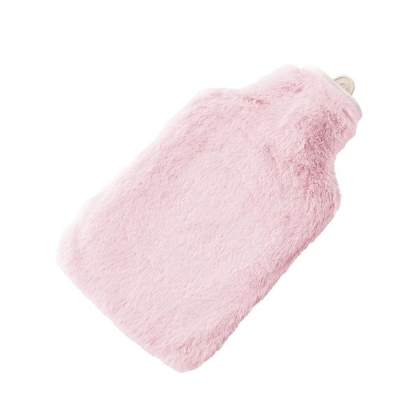Bolsa agua caliente 2l.felpa rosa