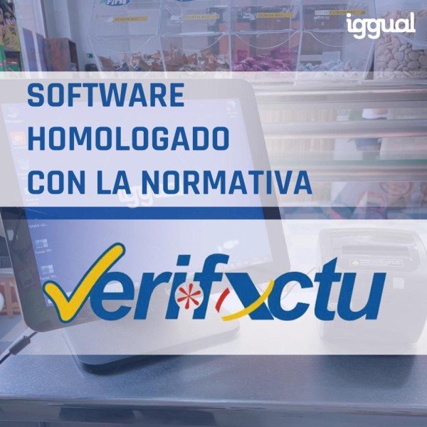 Iggual tpv 17" i5 8+256gb w11pro + software